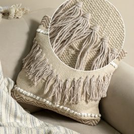 Artisan Fringe Cotton Cushion Covers – Set of 5